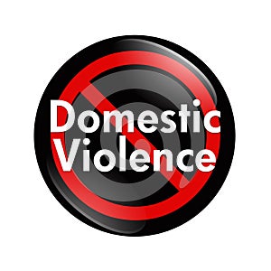 No Domestic Violence button