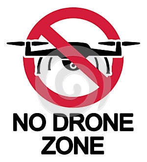 No Drone Zone Ban Icon