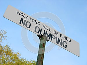 No dumping photo