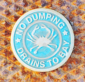 No dumping sign