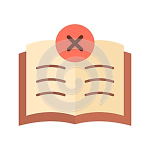 No Education icon vector image.