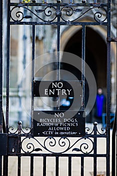 No entry