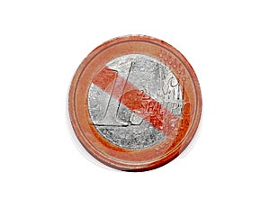 No Euro coin