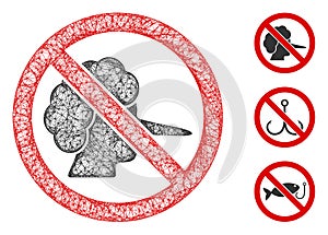 No Faker Polygonal Web Vector Mesh Illustration