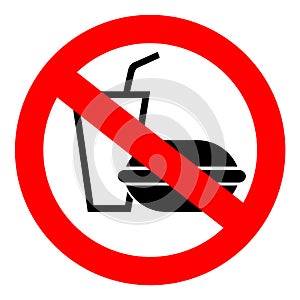 No fastfood sign