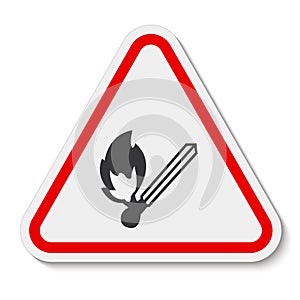 No Fire Ignition Symbol Sign Isolate On White Background,Vector Illustration EPS.10