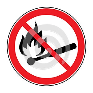 No fire sign