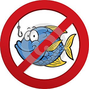 No fishing sign