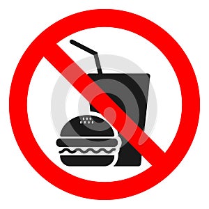 No food and drink allowed symbol