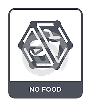no food icon in trendy design style. no food icon isolated on white background. no food vector icon simple and modern flat symbol