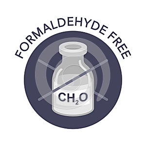 No Formaldehyde CH2O icon