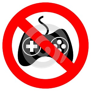 No gaming sign