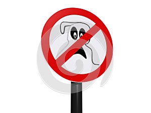 No ghosts sign