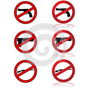 No guns allowed