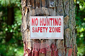 No hunting