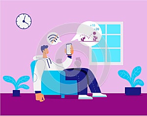 No internet Connection, slow network connection illustration vector