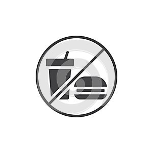 No junk food vector icon