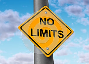 No limits endless limitless potential positive
