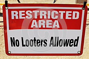 No Looting Allowed