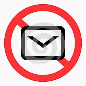 No mail icon