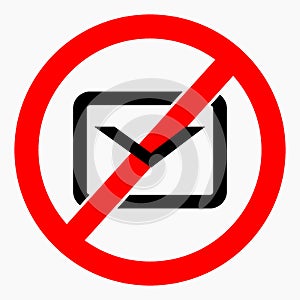 No mail icon