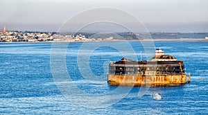 No Man`s Land Fort in the Solent in the United Kingdom