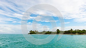No Man's Land Tobago panoramic view tropical seascape beach bay Caribbean