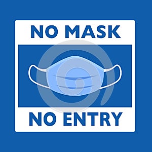 No mask no entry