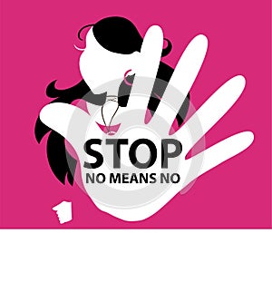 No means no, sexual harassment, sexual violence, prevention, social issue poster