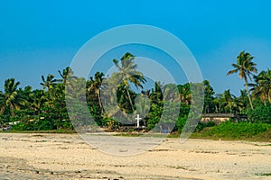 no men zone, beautiful mist at Alleppey beach Kerala