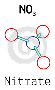 NO3 nitrate molecule