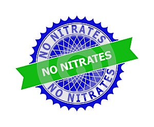 NO NITRATES Bicolor Clean Rosette Template for Stamps