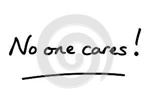 No ones cares