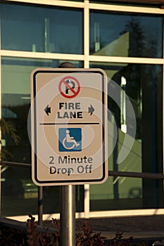 No parking fire lane