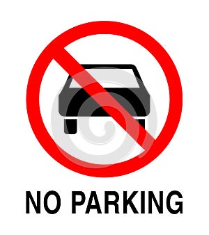 No Parking Sign