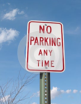 No Parking Sign