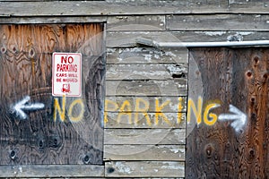 No Parking Sign