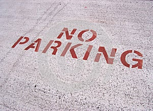 No Parking Sign