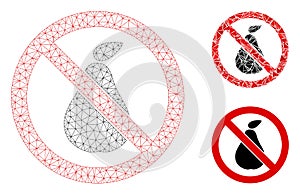 No Pear Vector Mesh Network Model and Triangle Mosaic Icon