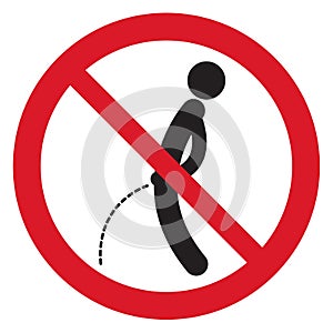 No peeing symbol