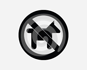 No Pets Allowed Sign Animals Prohibited Ban Forbidden Restricted Forbid Warning Dogs Caution Shape Icon Symbol EPS Vector