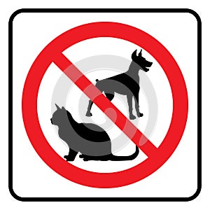 No pets symbol photo