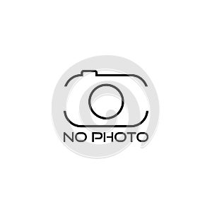 No photo available icon. Picture coming soon icon isolated on white background