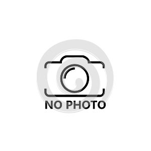 No photo available icon. Picture coming soon icon isolated on white background