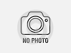 No photo available vector icon, default image symbol. Picture coming soon for web site or mobile app
