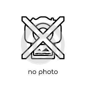 No photo sign icon from Museum collection.