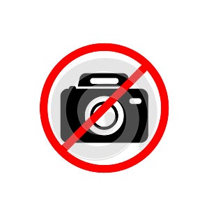 No picture allowed sign in vector file