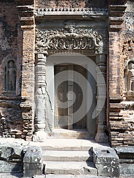 No picture sign at the entrance of temple of the Emerald Buddha, Phnom Penh