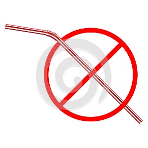 No plastic drinking straw