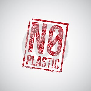 No plastic rubber stamp